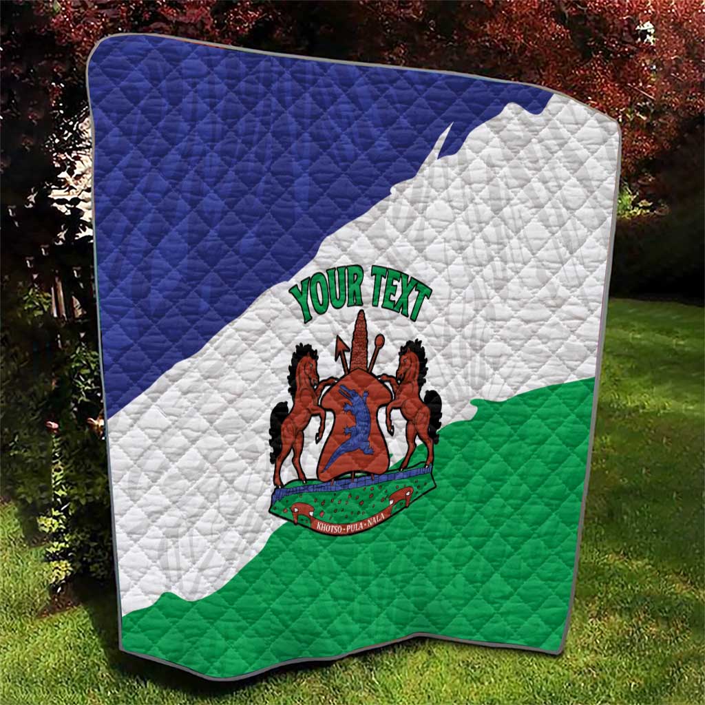 Personalised Lesotho Quilt Coat Of Arms With Map