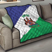 Personalised Lesotho Quilt Coat Of Arms With Map