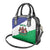 Personalised Lesotho Shoulder Handbag Coat Of Arms With Map
