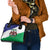 Personalised Lesotho Shoulder Handbag Coat Of Arms With Map