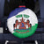 Personalised Lesotho Spare Tire Cover Coat Of Arms With Map