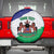 Personalised Lesotho Spare Tire Cover Coat Of Arms With Map