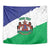 Personalised Lesotho Tapestry Coat Of Arms With Map