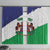 Personalised Lesotho Window Curtain Coat Of Arms With Map