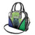 Personalised Lesotho Black Rhinoceros Shoulder Handbag With Aloe Polyphylla