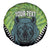 Personalised Lesotho Black Rhinoceros Spare Tire Cover With Aloe Polyphylla