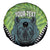Personalised Lesotho Black Rhinoceros Spare Tire Cover With Aloe Polyphylla