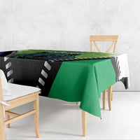 Personalised Lesotho Black Rhinoceros Tablecloth With Aloe Polyphylla