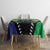 Personalised Lesotho Black Rhinoceros Tablecloth With Aloe Polyphylla
