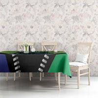 Personalised Lesotho Black Rhinoceros Tablecloth With Aloe Polyphylla