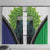 Personalised Lesotho Black Rhinoceros Window Curtain With Aloe Polyphylla