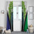 Personalised Lesotho Black Rhinoceros Window Curtain With Aloe Polyphylla