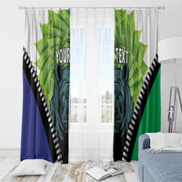 Personalised Lesotho Black Rhinoceros Window Curtain With Aloe Polyphylla