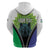 Personalised Lesotho Black Rhinoceros Zip Hoodie With Aloe Polyphylla