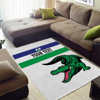 Custom Lesotho Football Area Rug Likuena For Victory