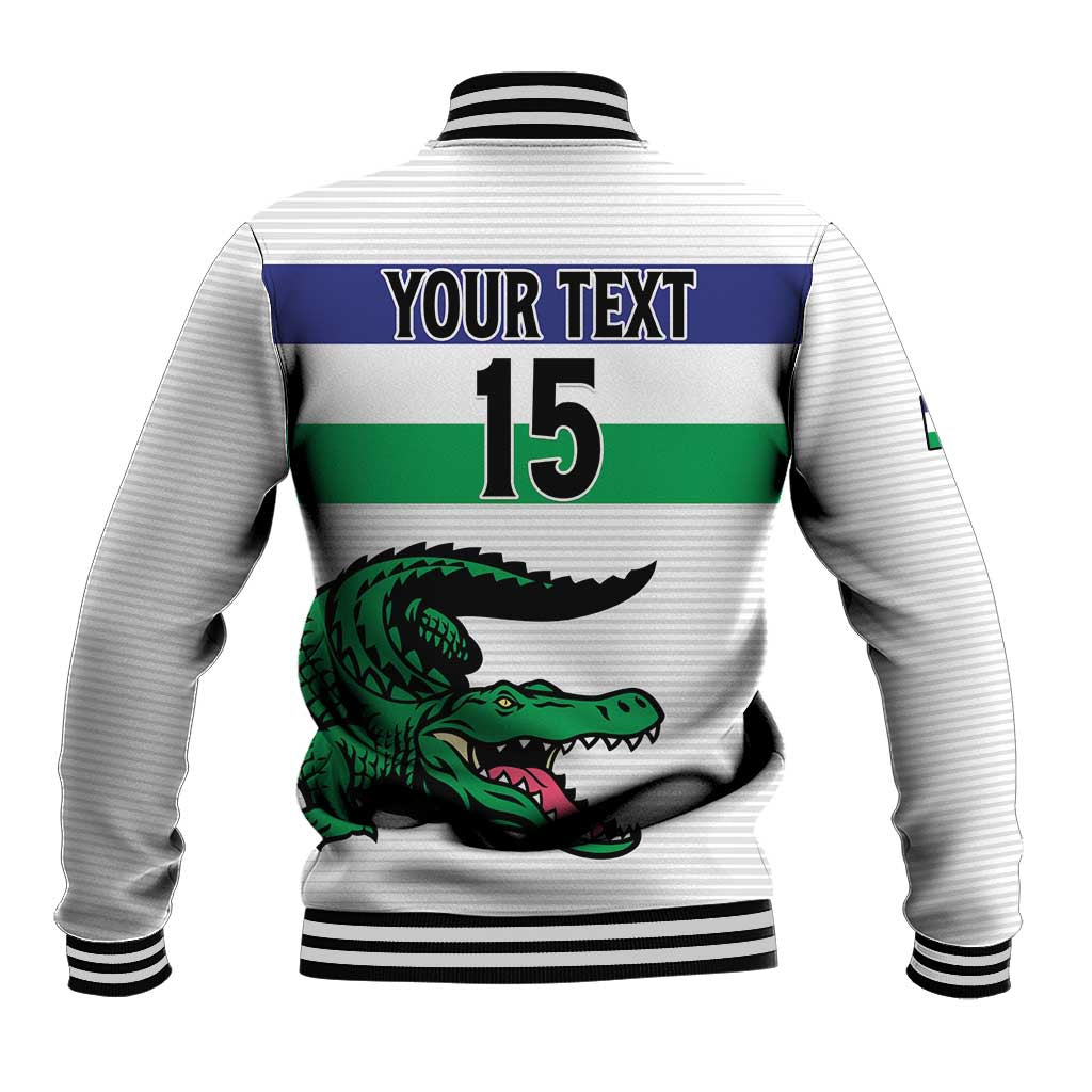 Custom Lesotho Football Baseball Jacket Likuena For Victory