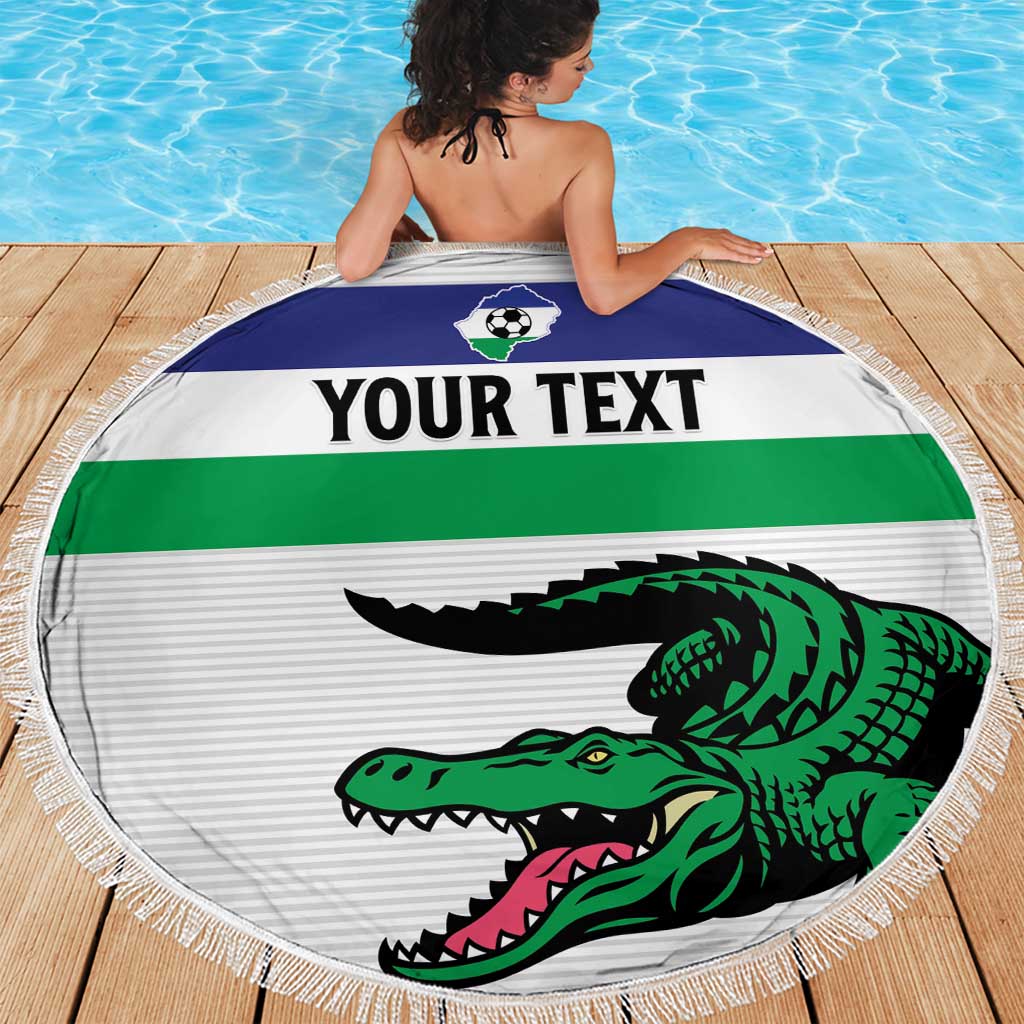 Custom Lesotho Football Beach Blanket Likuena For Victory