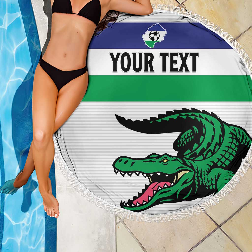 Custom Lesotho Football Beach Blanket Likuena For Victory