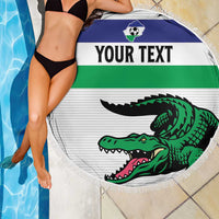 Custom Lesotho Football Beach Blanket Likuena For Victory