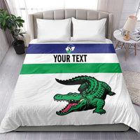 Custom Lesotho Football Bedding Set Likuena For Victory