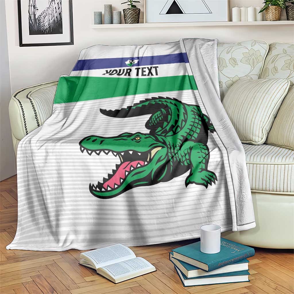 Custom Lesotho Football Blanket Likuena For Victory