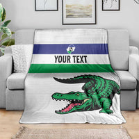 Custom Lesotho Football Blanket Likuena For Victory