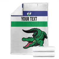 Custom Lesotho Football Blanket Likuena For Victory