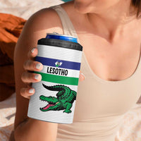 Custom Lesotho Football 4 in 1 Can Cooler Tumbler Likuena For Victory