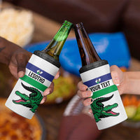 Custom Lesotho Football 4 in 1 Can Cooler Tumbler Likuena For Victory