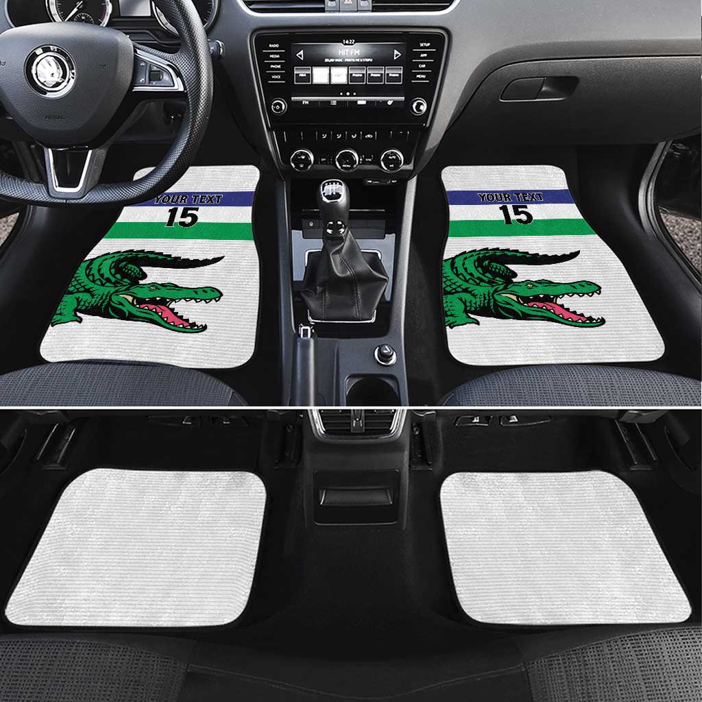 Custom Lesotho Football Car Mats Likuena For Victory