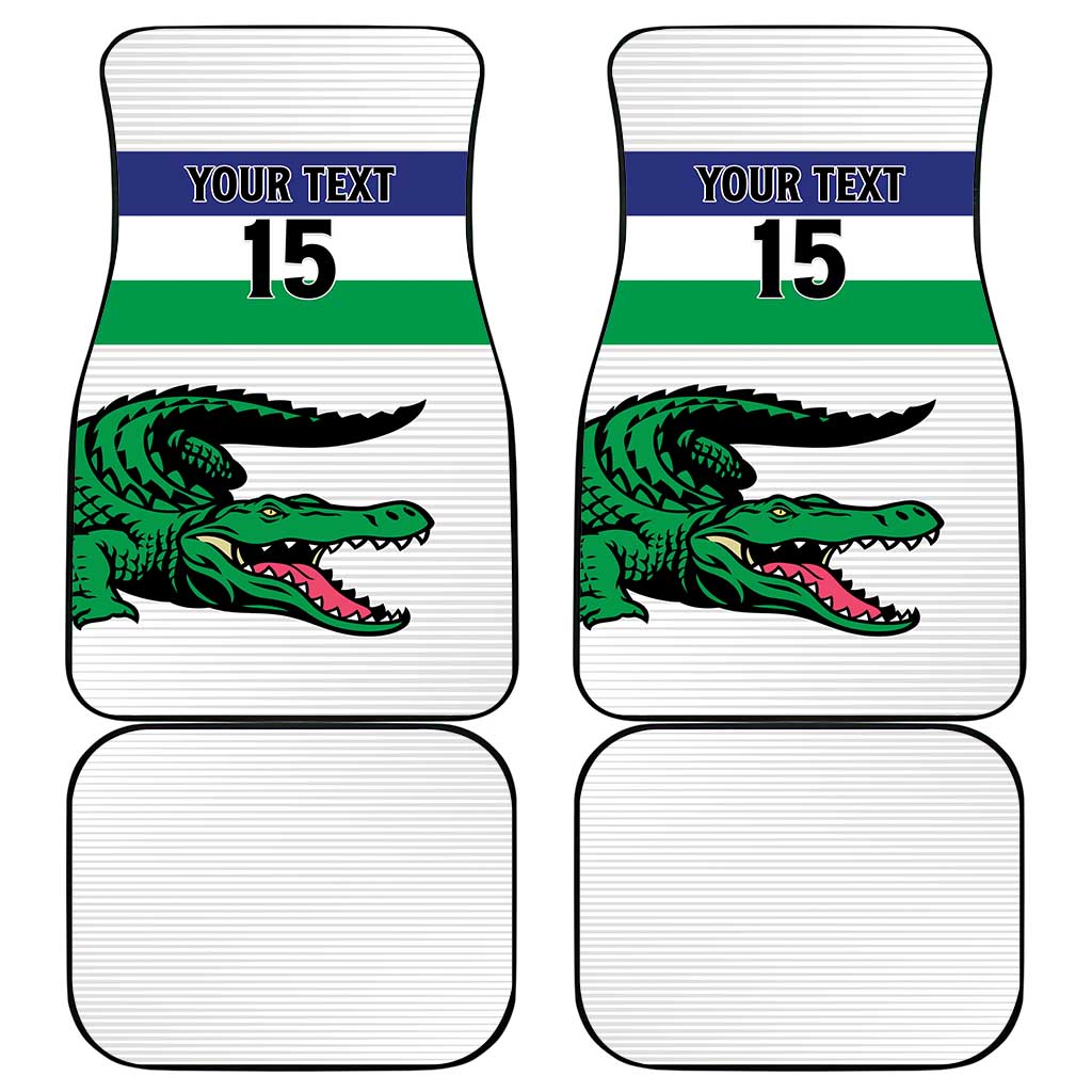 Custom Lesotho Football Car Mats Likuena For Victory