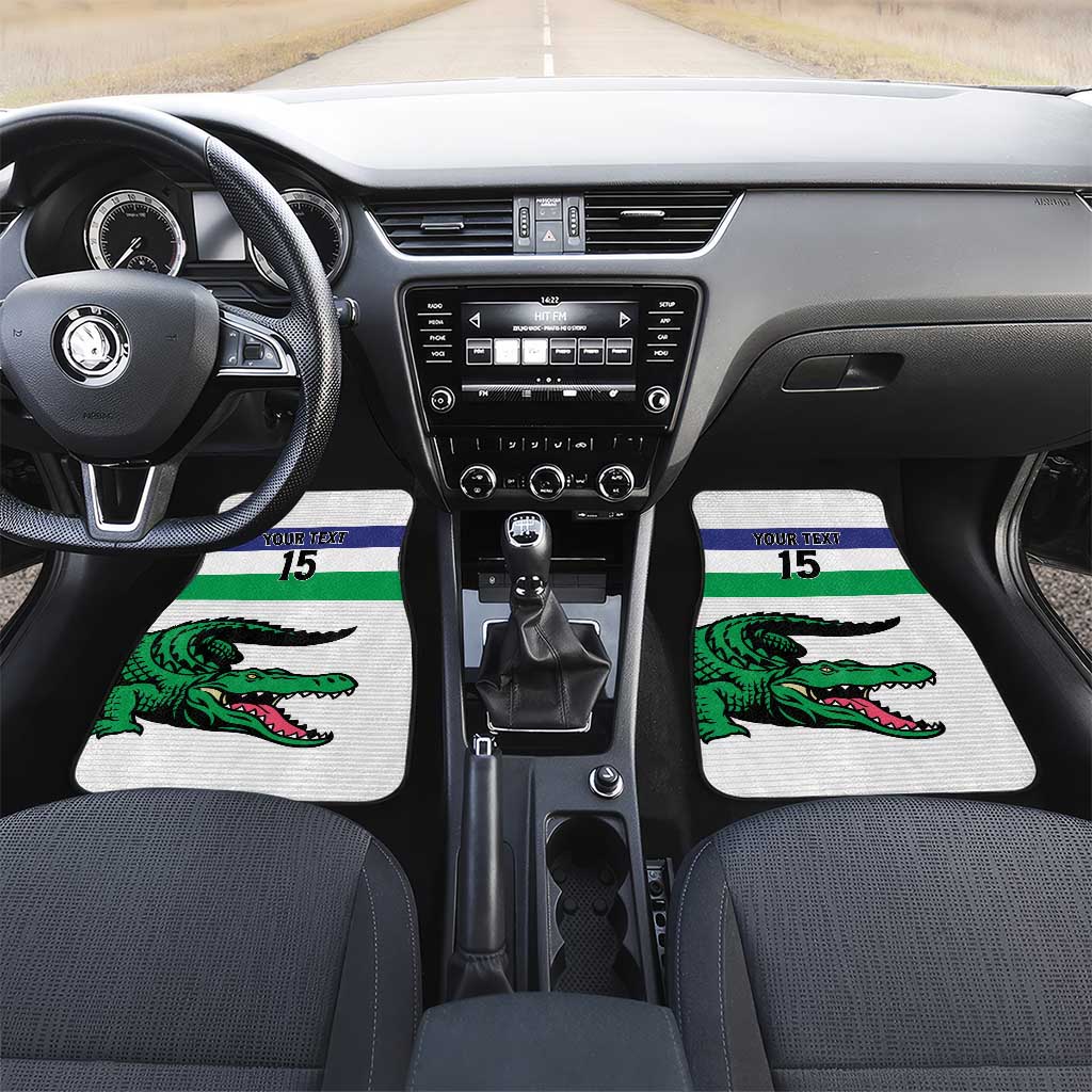 Custom Lesotho Football Car Mats Likuena For Victory