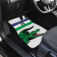 Custom Lesotho Football Car Mats Likuena For Victory
