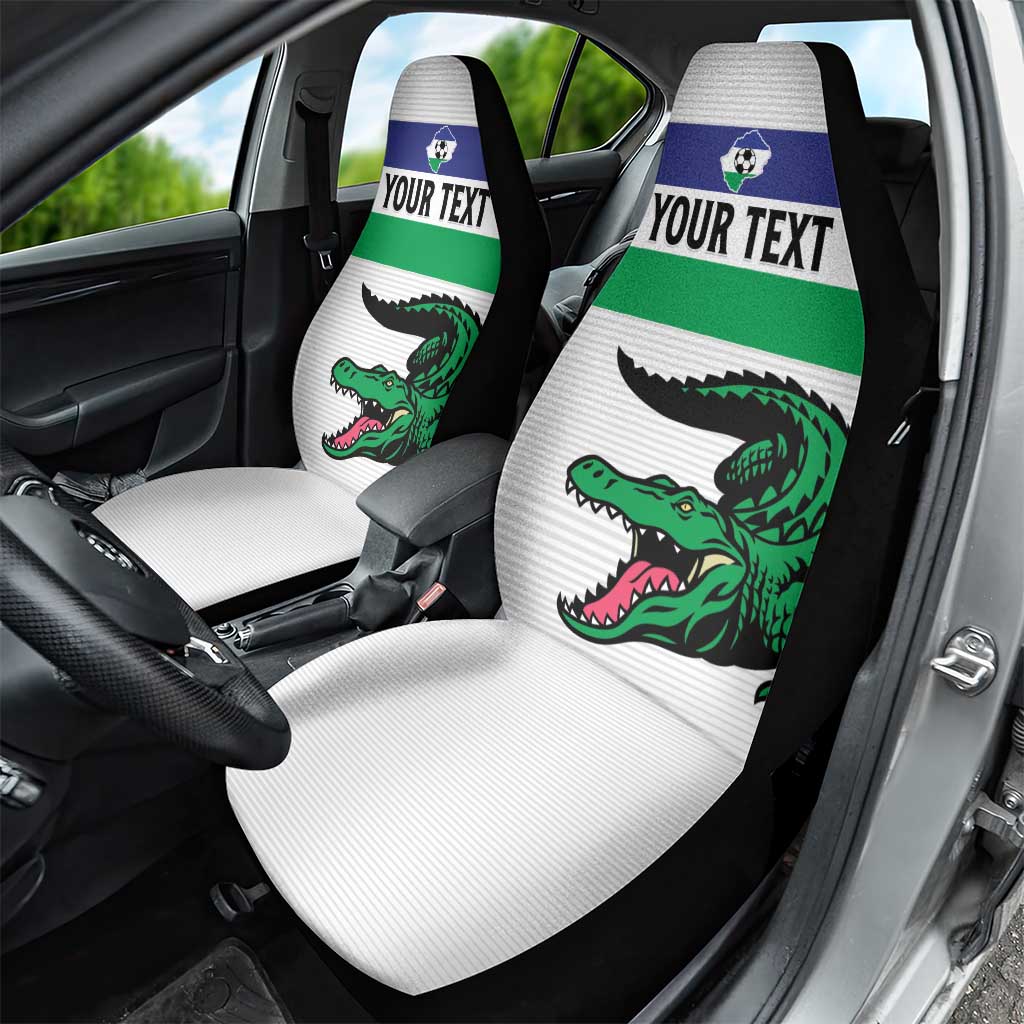 Custom Lesotho Football Car Seat Cover Likuena For Victory