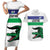 Custom Lesotho Football Couples Matching Short Sleeve Bodycon Dress and Hawaiian Shirt Likuena For Victory