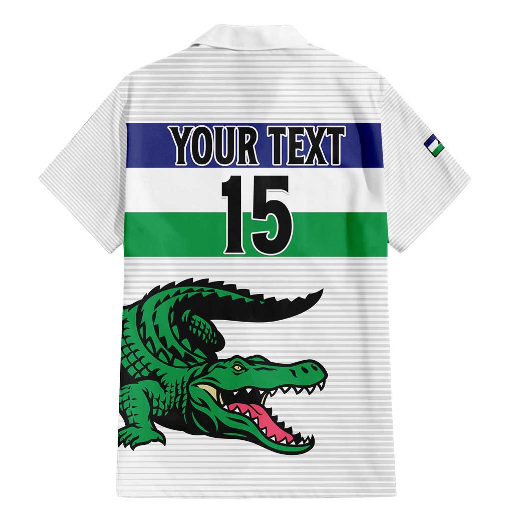 Custom Lesotho Football Family Matching Mermaid Dress and Hawaiian Shirt Likuena For Victory