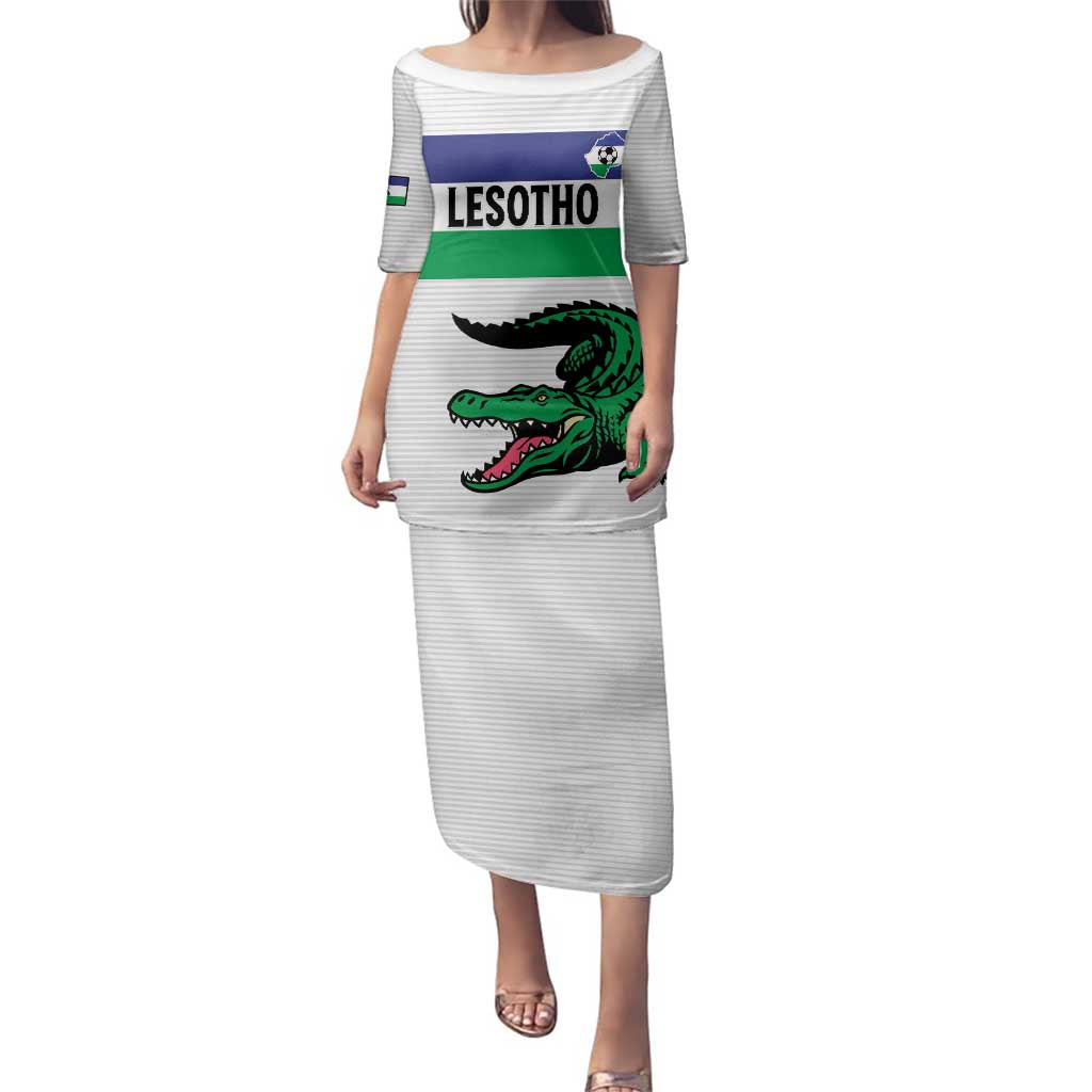 Custom Lesotho Football Family Matching Puletasi and Hawaiian Shirt Likuena For Victory