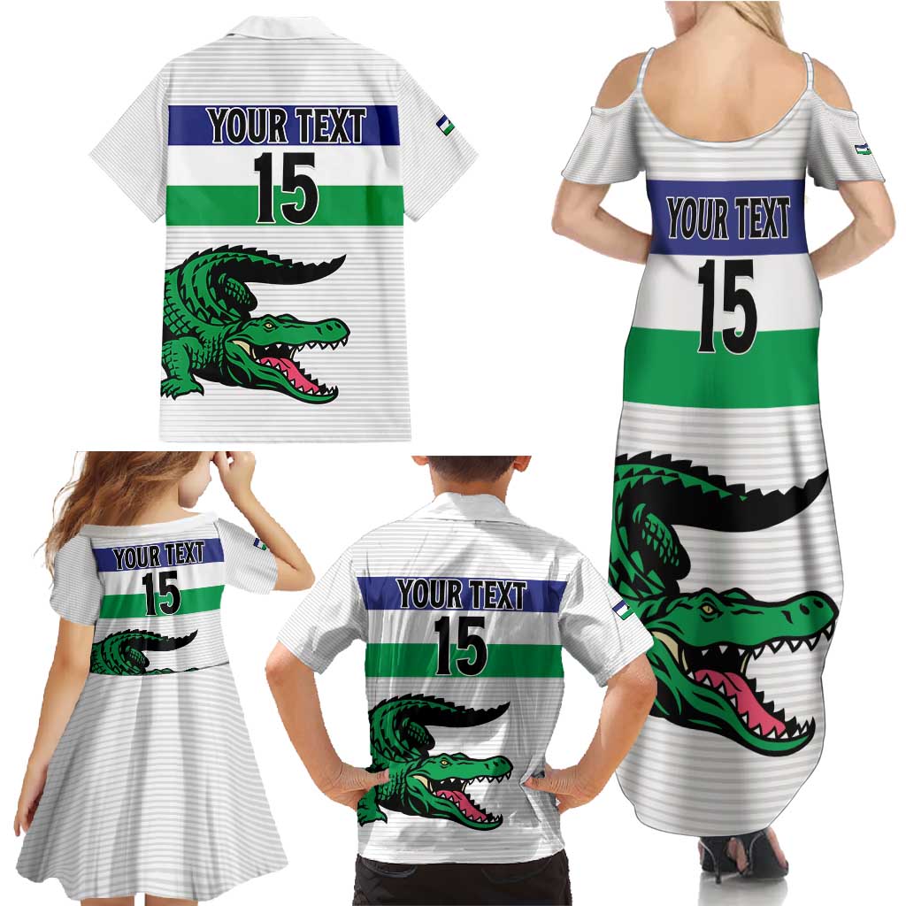 Custom Lesotho Football Family Matching Summer Maxi Dress and Hawaiian Shirt Likuena For Victory