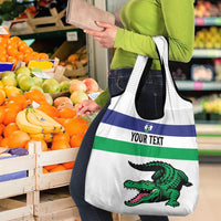 Custom Lesotho Football Grocery Bag Likuena For Victory