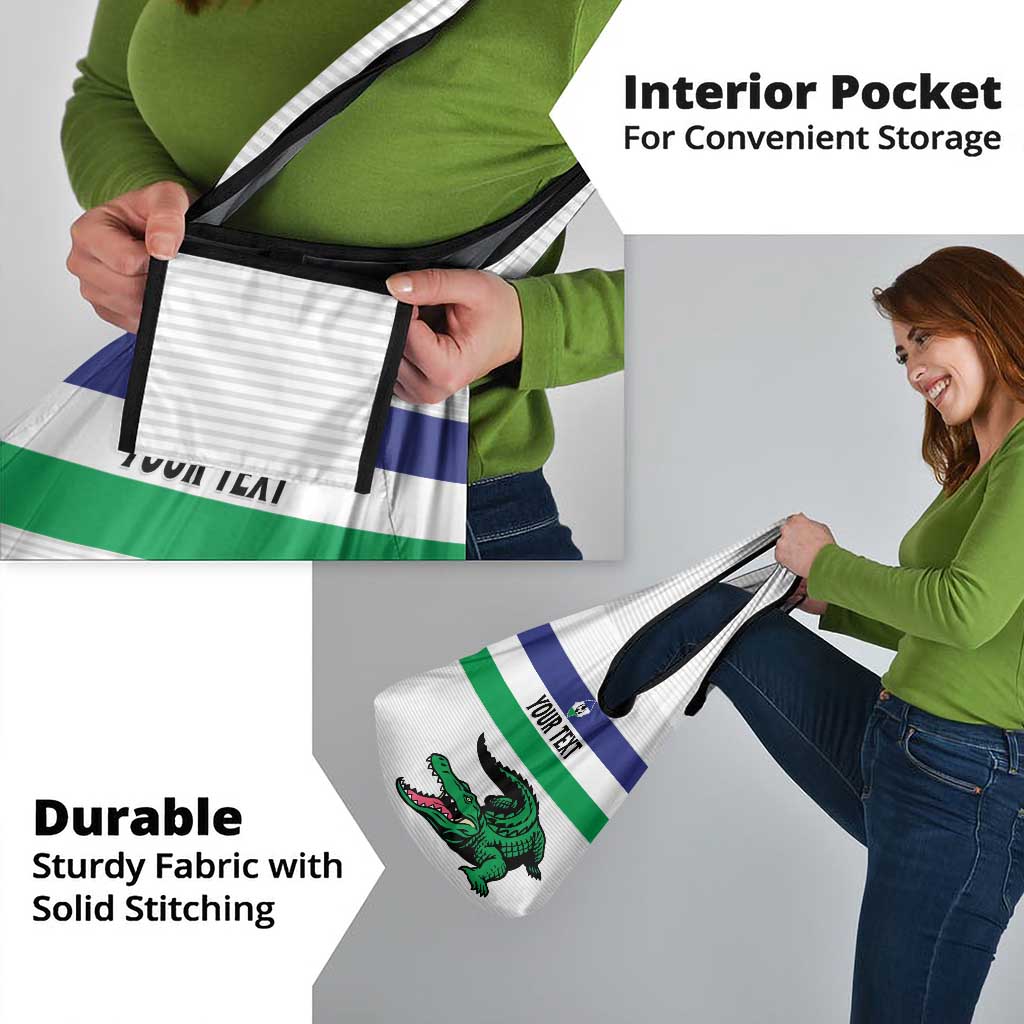 Custom Lesotho Football Grocery Bag Likuena For Victory
