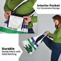 Custom Lesotho Football Grocery Bag Likuena For Victory