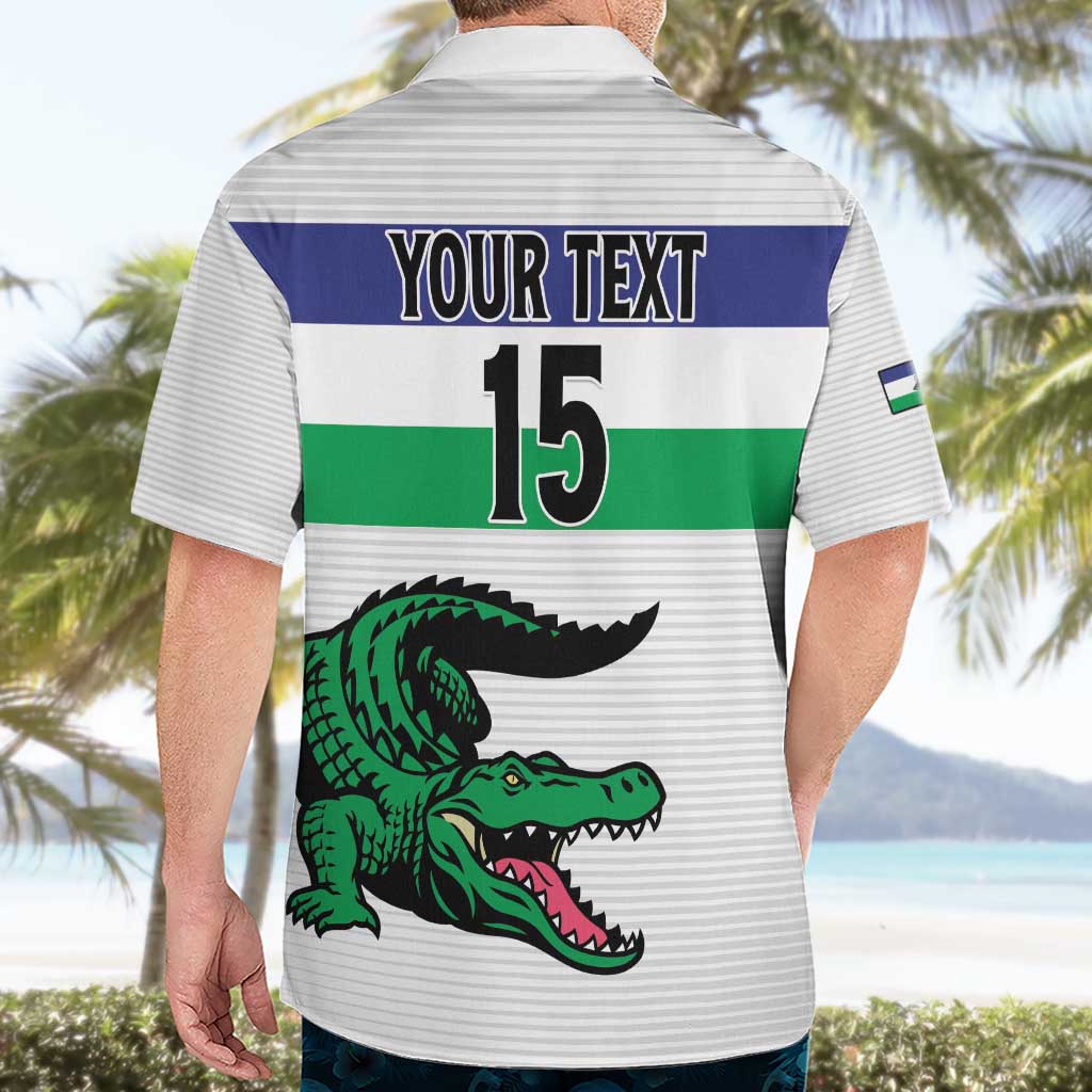 Custom Lesotho Football Hawaiian Shirt Likuena For Victory