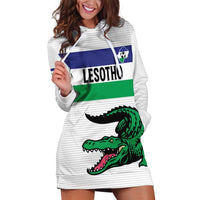 Custom Lesotho Football Hoodie Dress Likuena For Victory
