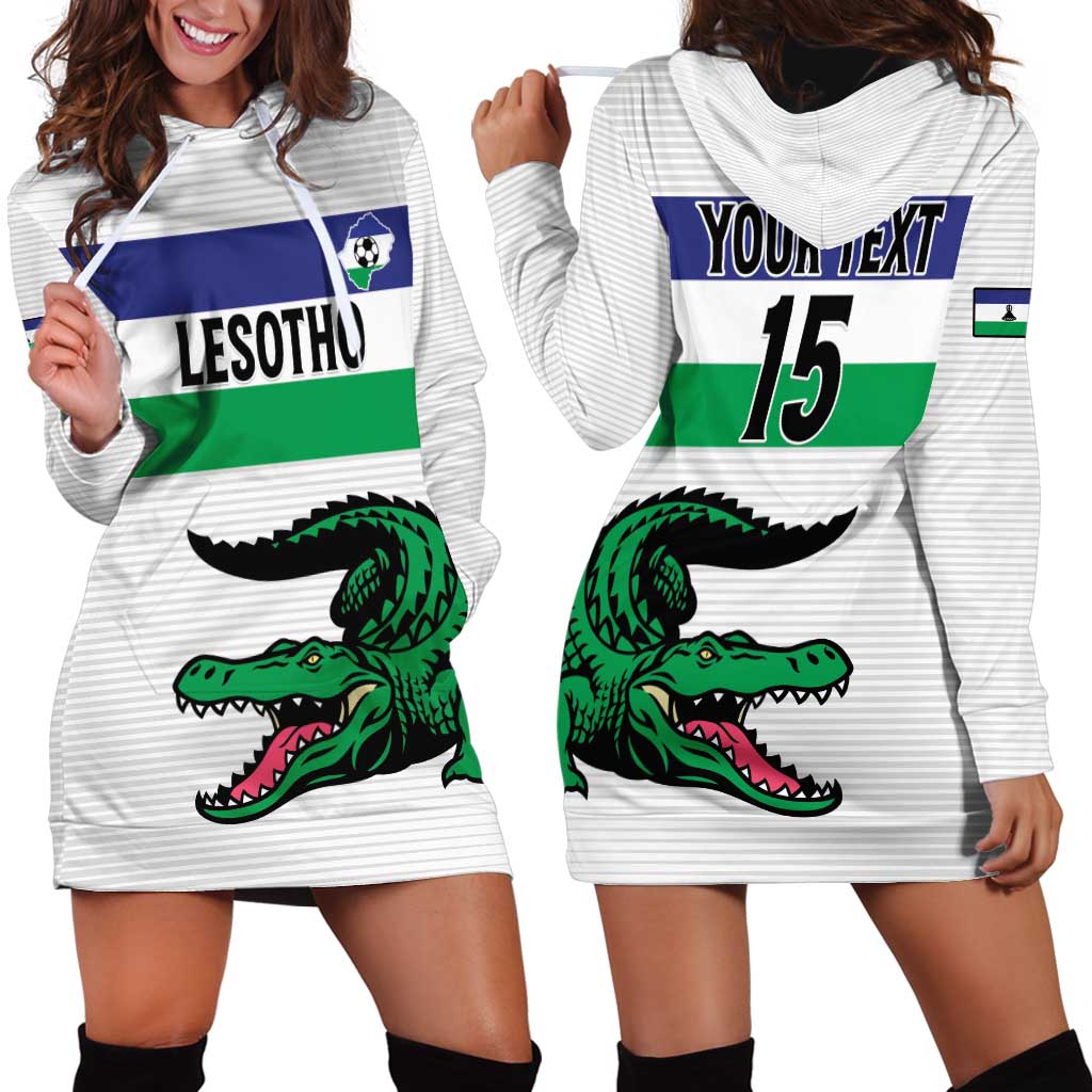 Custom Lesotho Football Hoodie Dress Likuena For Victory
