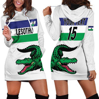 Custom Lesotho Football Hoodie Dress Likuena For Victory