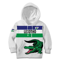 Custom Lesotho Football Kid Hoodie Likuena For Victory