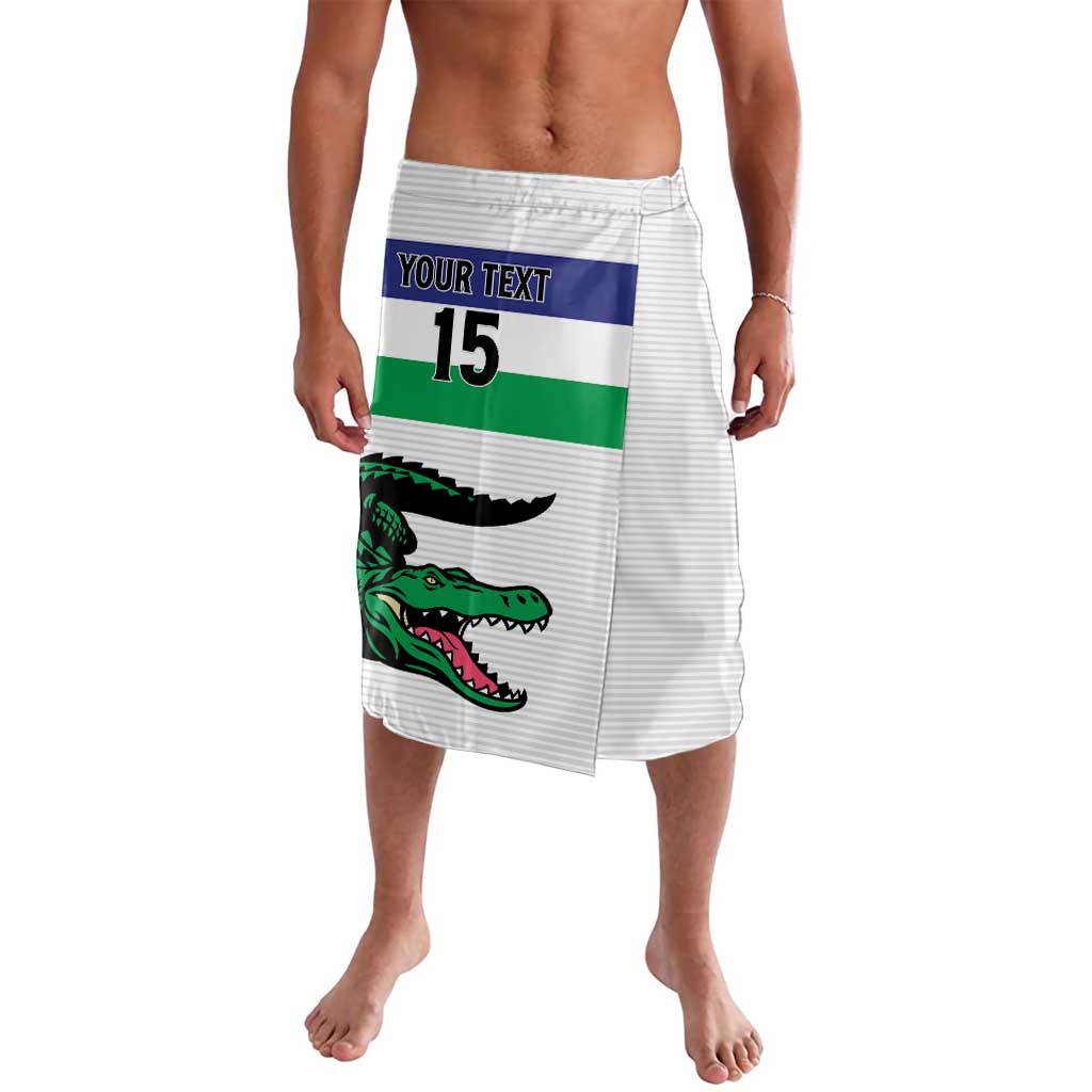 Custom Lesotho Football Lavalava Likuena For Victory