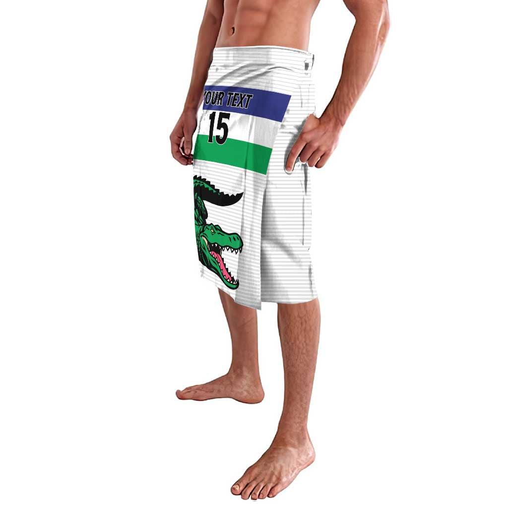 Custom Lesotho Football Lavalava Likuena For Victory