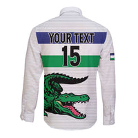 Custom Lesotho Football Long Sleeve Button Shirt Likuena For Victory