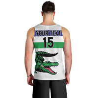Custom Lesotho Football Men Tank Top Likuena For Victory